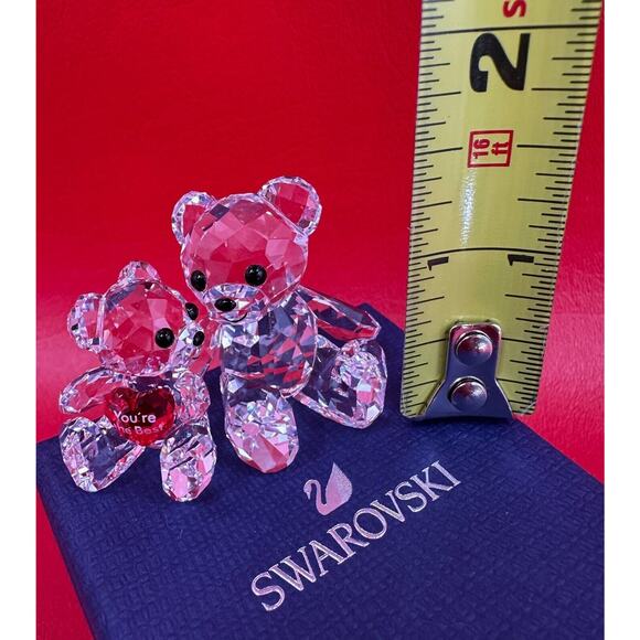 Swarovski You're The Best Kris Bear Crystal Figurine Signature Stamp Excellent - Picture 12 of 14
